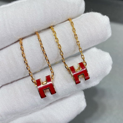 [Luxery]MINI POP H NECKLACE