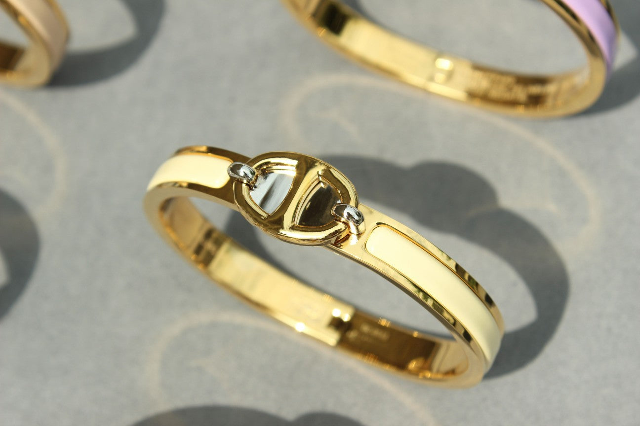 [Luxery]CLIC CHAINE GOLD BRACELET