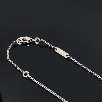 [Luxery]CLOVER PIETERSITE SILVER LONG NECKLACE