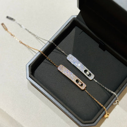 [Luxery]MOVE CLASSIQUE DIAMOND PAVED BRACELET