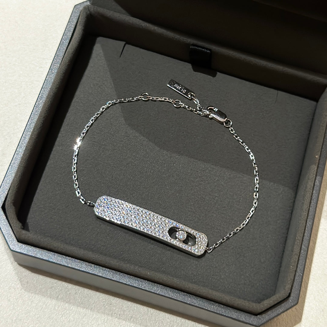 [Luxery]MOVE CLASSIQUE DIAMOND PAVED BRACELET