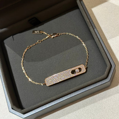 [Luxery]MOVE CLASSIQUE DIAMOND PAVED BRACELET