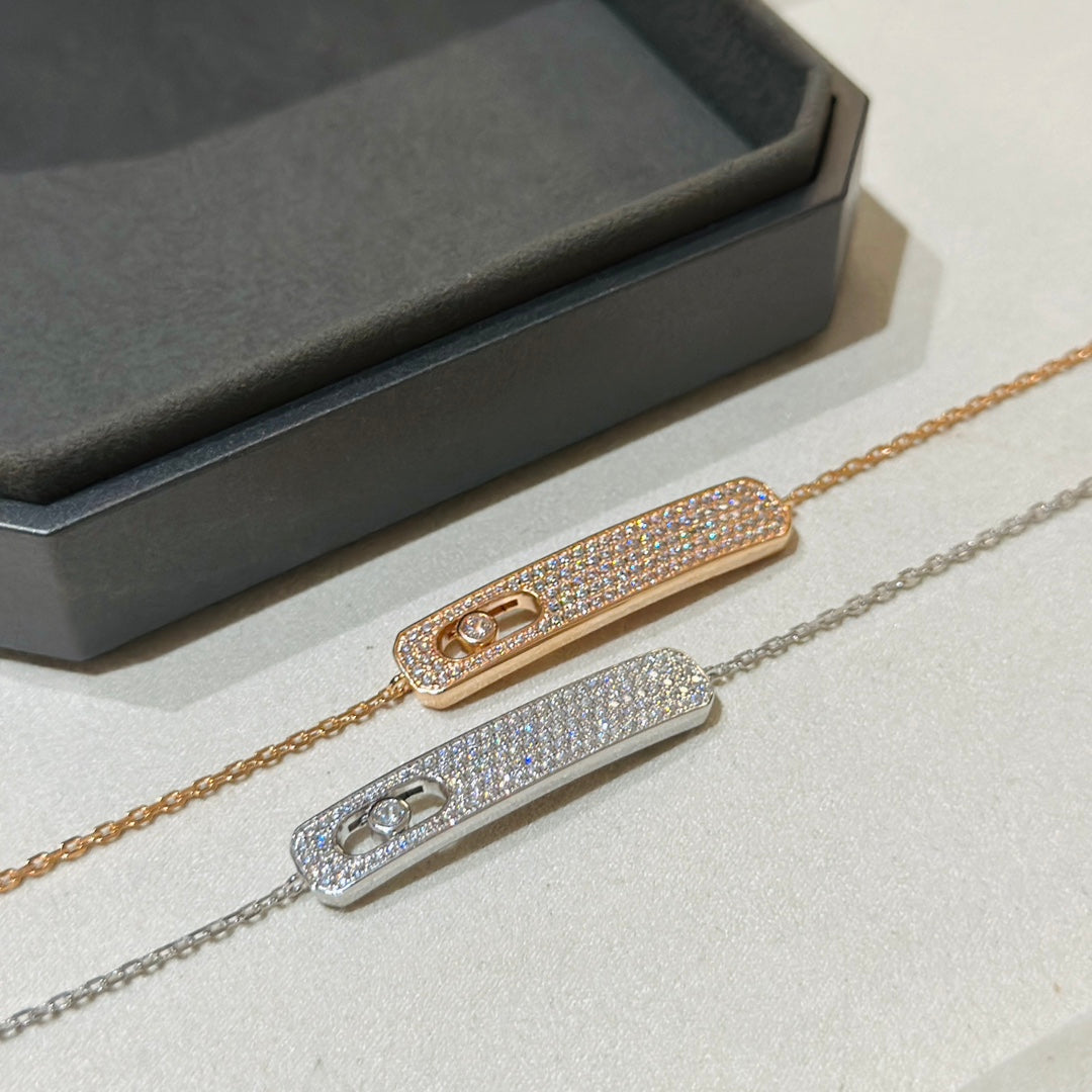 [Luxery]MOVE CLASSIQUE DIAMOND PAVED BRACELET
