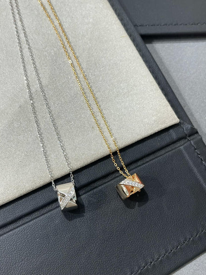 [Luxery]LIENS EVIDENCE DIAMOND NECKLACE