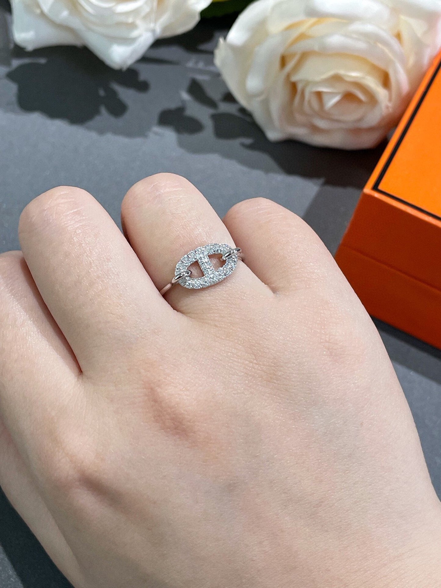 [Luxery]RONDE SMALL DIAMOND RING