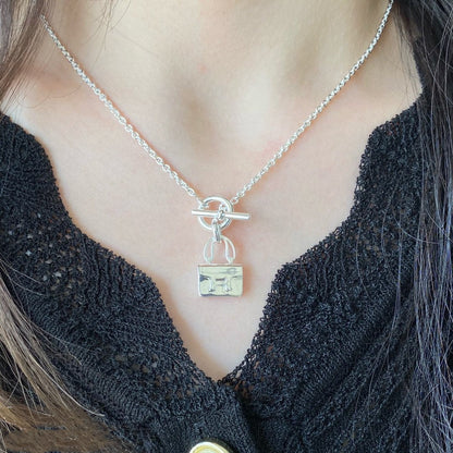 [Luxery]CONSTANCE PEDANT SILVER NECKLACE