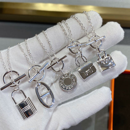 [Luxery]CONSTANCE PEDANT SILVER NECKLACE