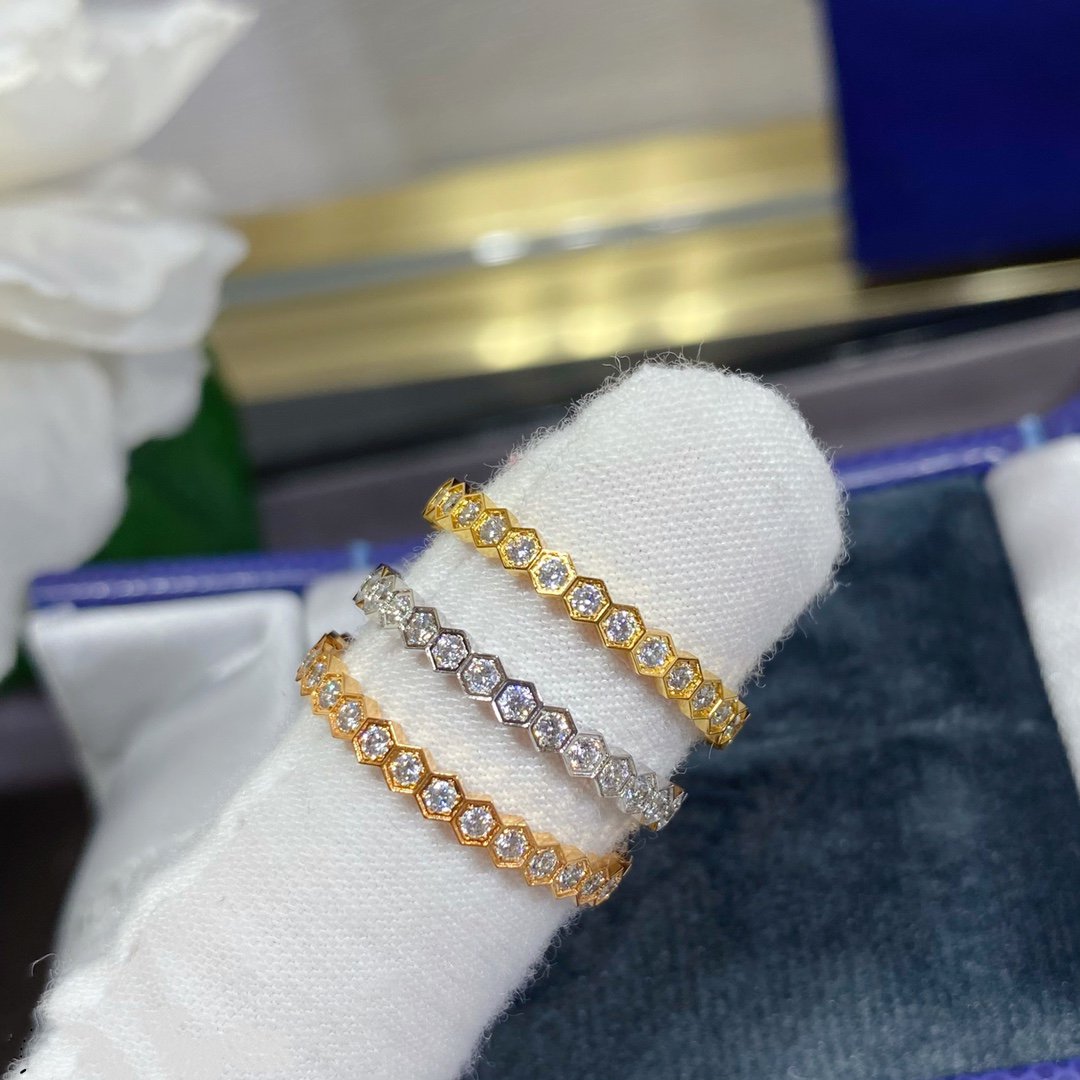 [Luxery]BEE LOVE DIAMOND PAVED SMALL RING