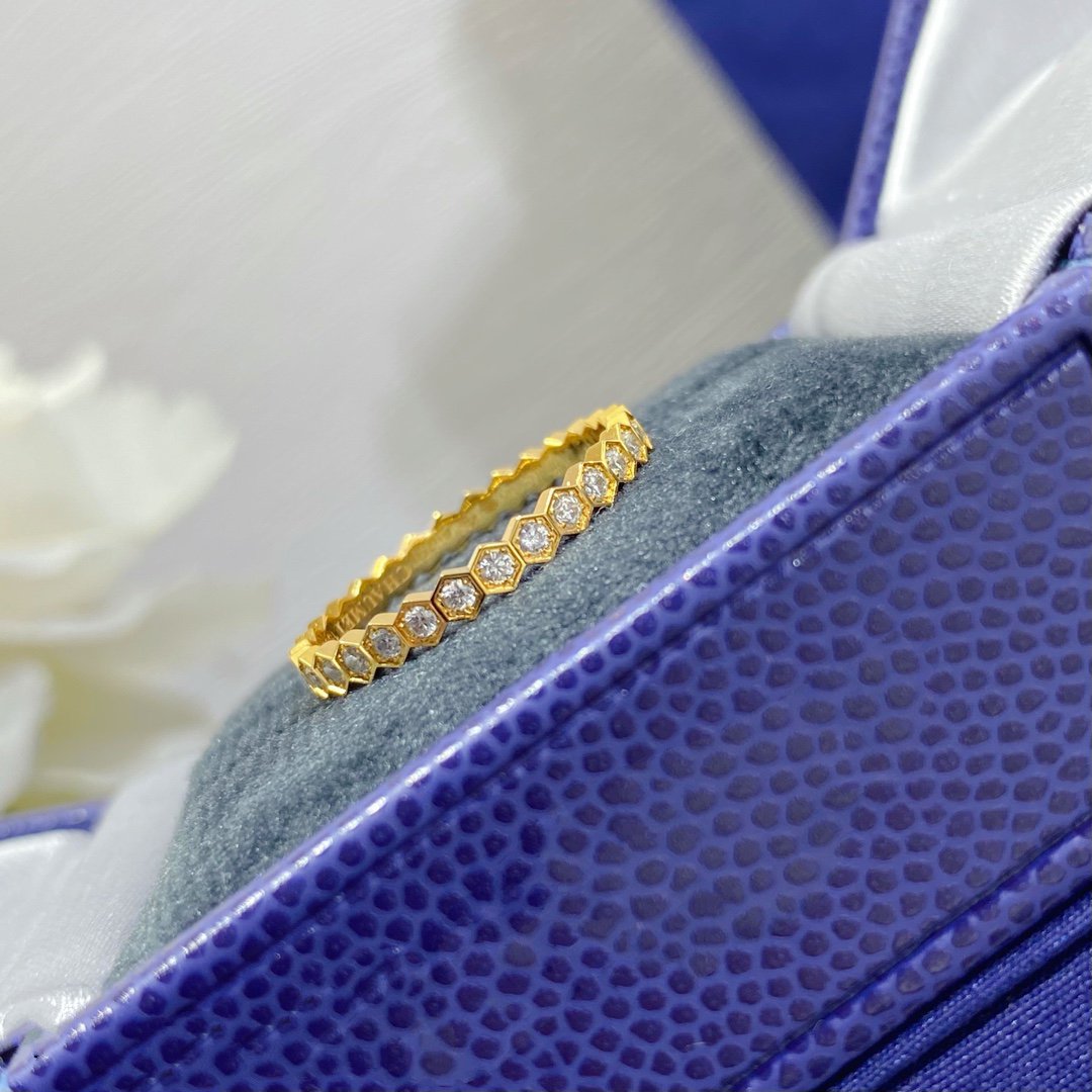 [Luxery]BEE LOVE DIAMOND PAVED SMALL RING