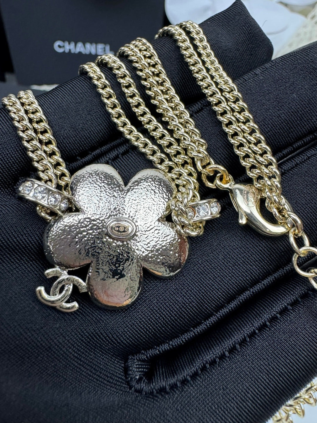 [Luxery]New Blue Floral Double-Layer Necklace