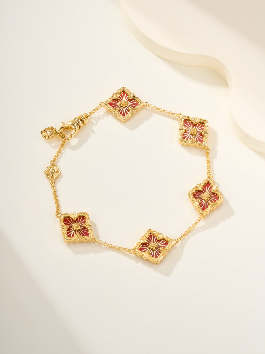 [Luxery]B.C.L ENAMELED Five-Flower Bracelet£¨Various Colors)