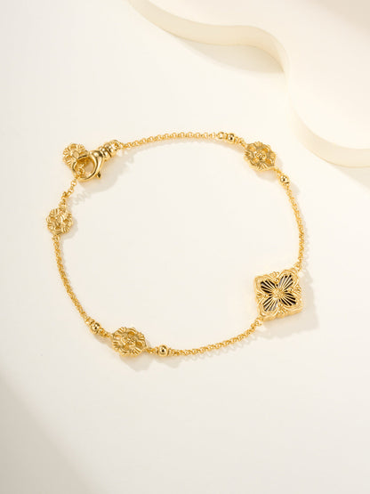[Luxery]B.C.L ENAMELED One-Flower Bracelet£¨Various Colors)
