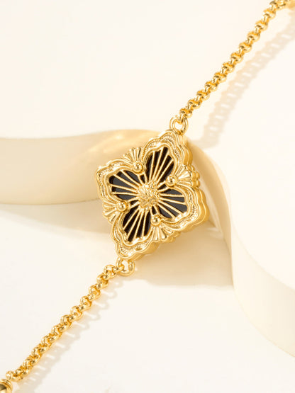 [Luxery]B.C.L ENAMELED One-Flower Bracelet£¨Various Colors)