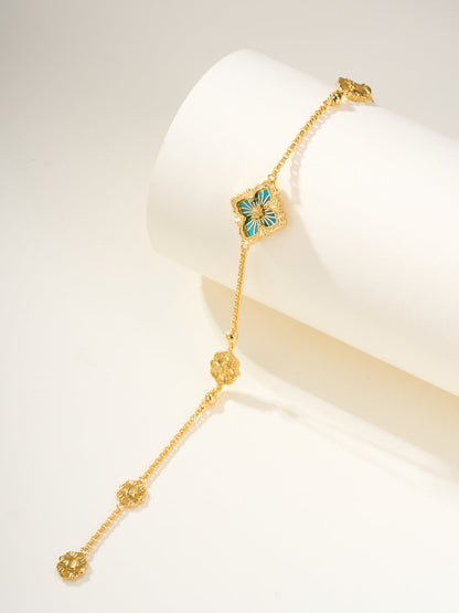 [Luxery]B.C.L ENAMELED One-Flower Bracelet£¨Various Colors)