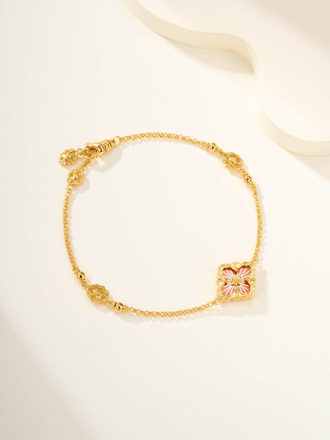 [Luxery]B.C.L ENAMELED One-Flower Bracelet£¨Various Colors)