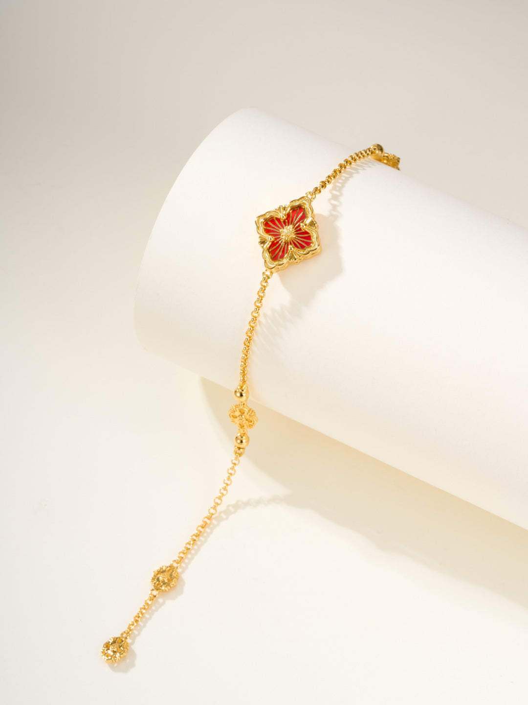 [Luxery]B.C.L ENAMELED One-Flower Bracelet£¨Various Colors)