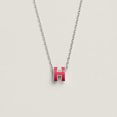 [Luxery]H NECKLACE PINK