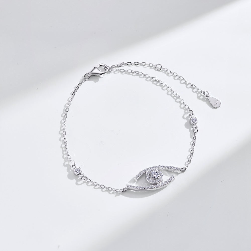 [Luxery]Demo Eye Pave-Set Diamond Bracelet