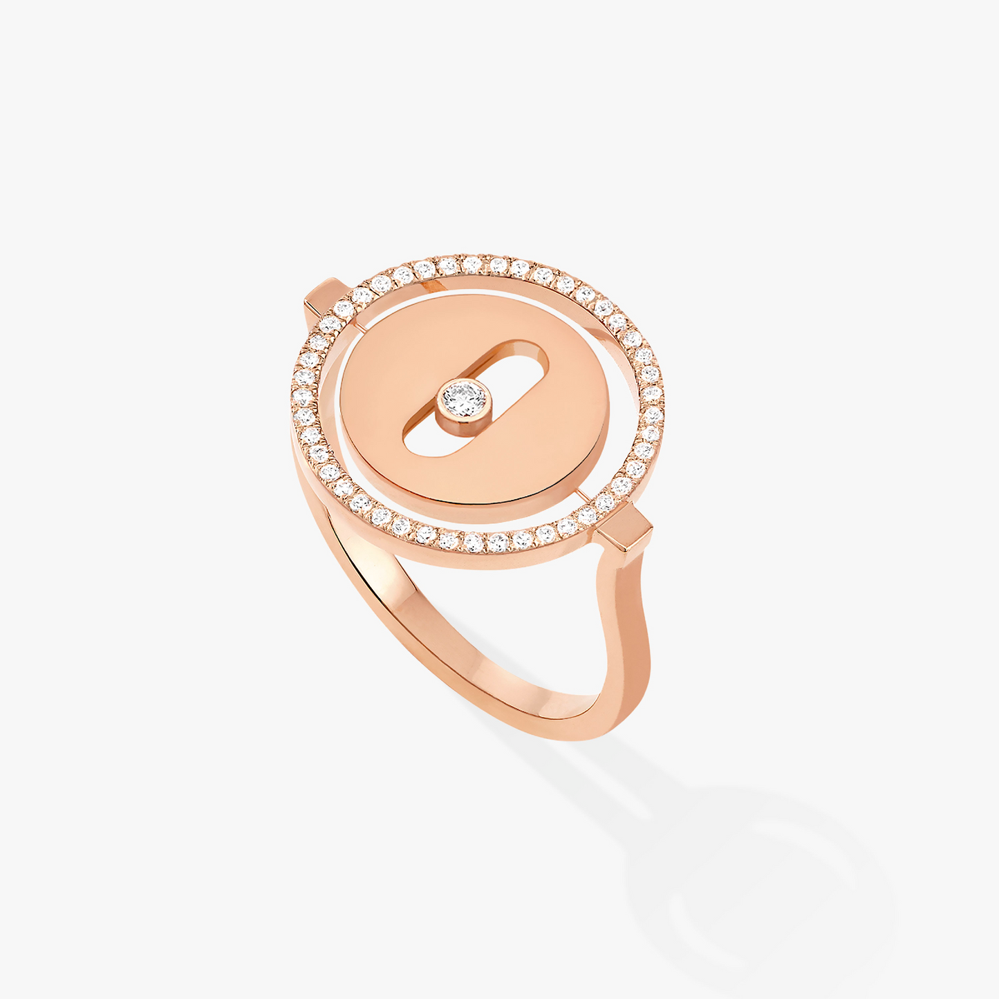 [Luxery]Demo MOVE PINK GOLD DIAMOND RING