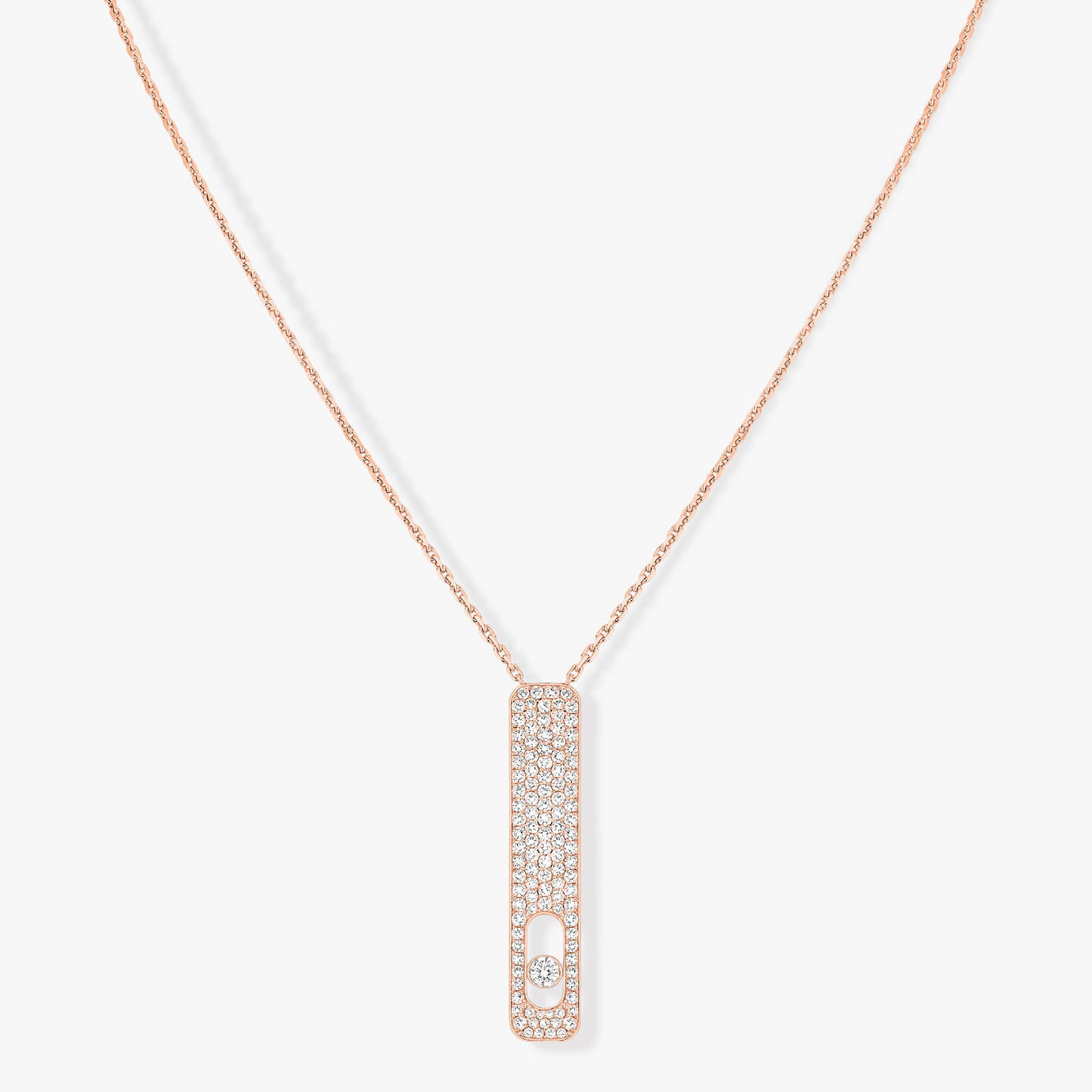 [Luxery]MY FIRST DIAMOND PAVED NECKLACE