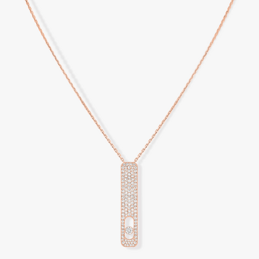 [Luxery]MY FIRST DIAMOND PAVED NECKLACE