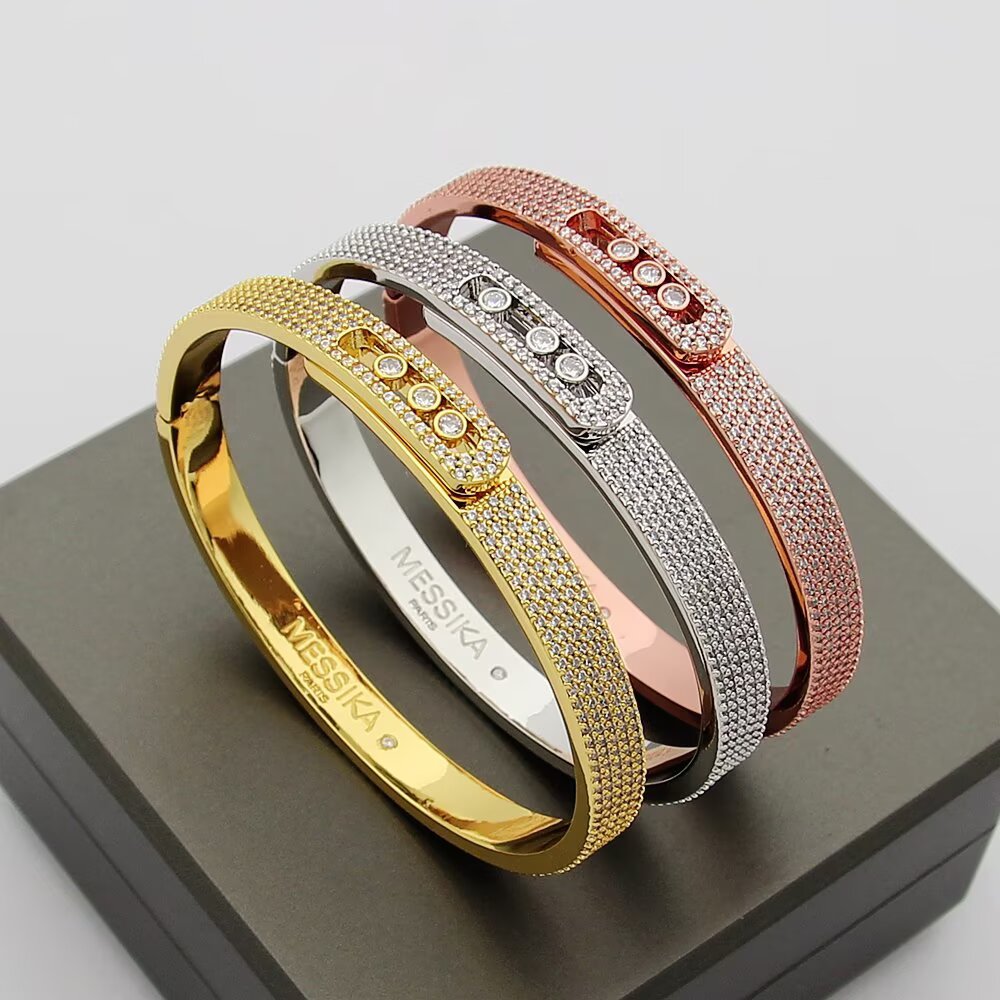 [Luxery]Move Noa Full Pavé Diamond Bangle Bracelet