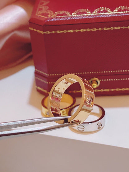 [Luxery]Three-Diamond Ring