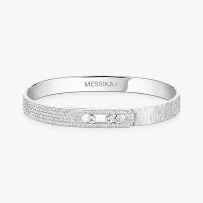 [Luxery]2026 BRAND-NEW FROSTED BRACELET WITH DIAMONDS THREE COLORS
