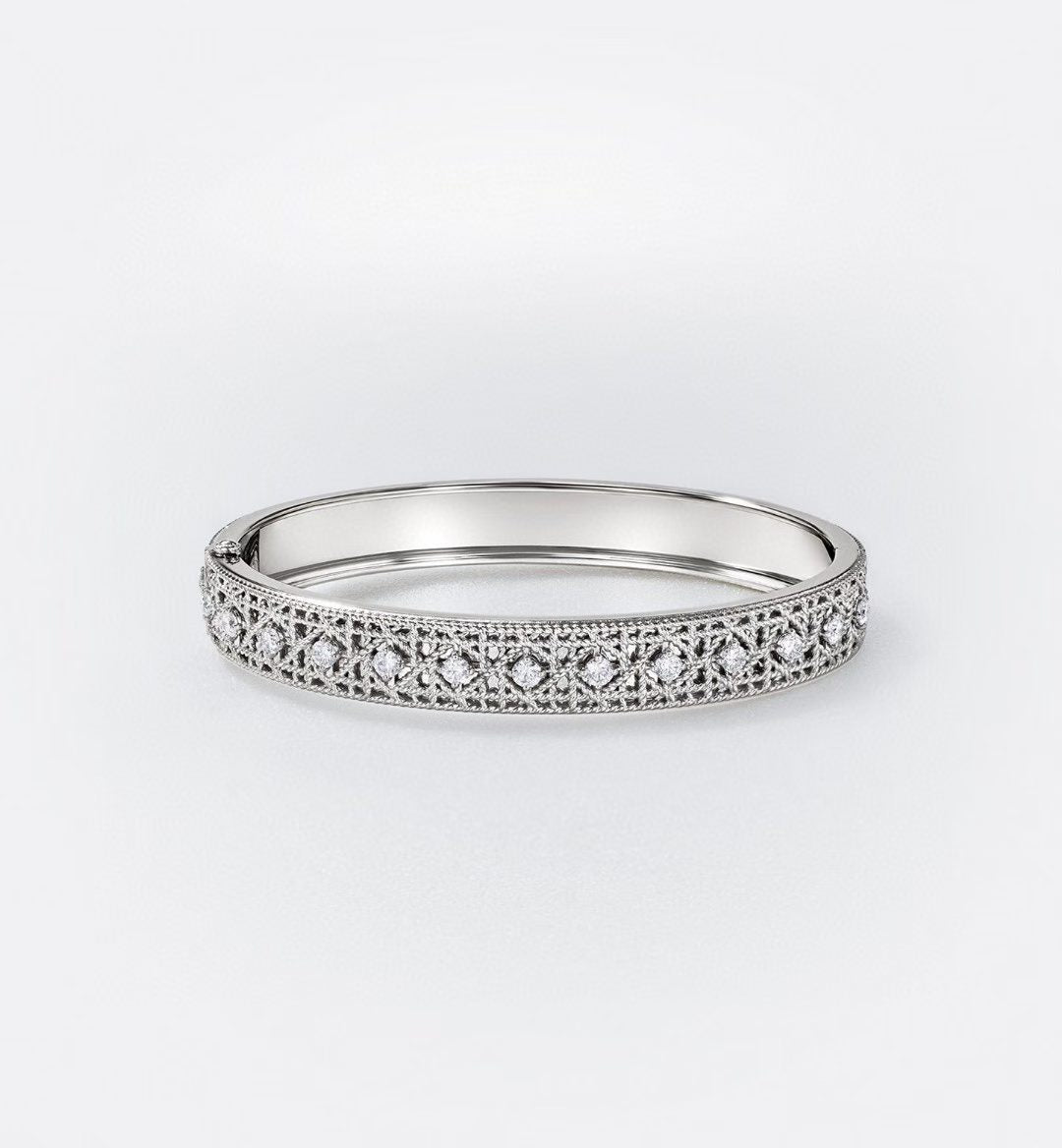 [?Luxery]2026 WOVEN-PATTERN BRACELET SET WITH FULL DIAMOND INLAY THREE-COLORS