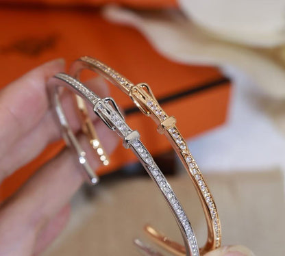 [?Luxery]DIAMOND-ENCRUSTED BRACELET THREE COLORS
