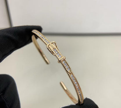 [?Luxery]DIAMOND-ENCRUSTED BRACELET THREE COLORS