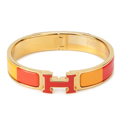 [Luxery]H BRACELET ORANGE RAINBOW CERAMIC