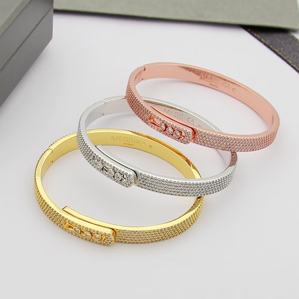 [Luxery]Move Noa Full Pavé Diamond Bangle Bracelet