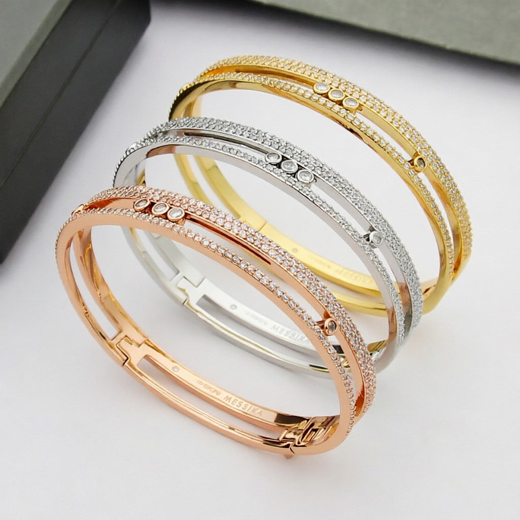 [Luxery]Move Romane pavé bangle