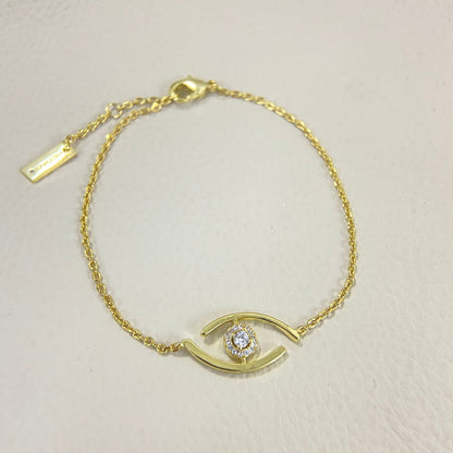[Luxery]Demo Eye Pave-Set Diamond Bracelet