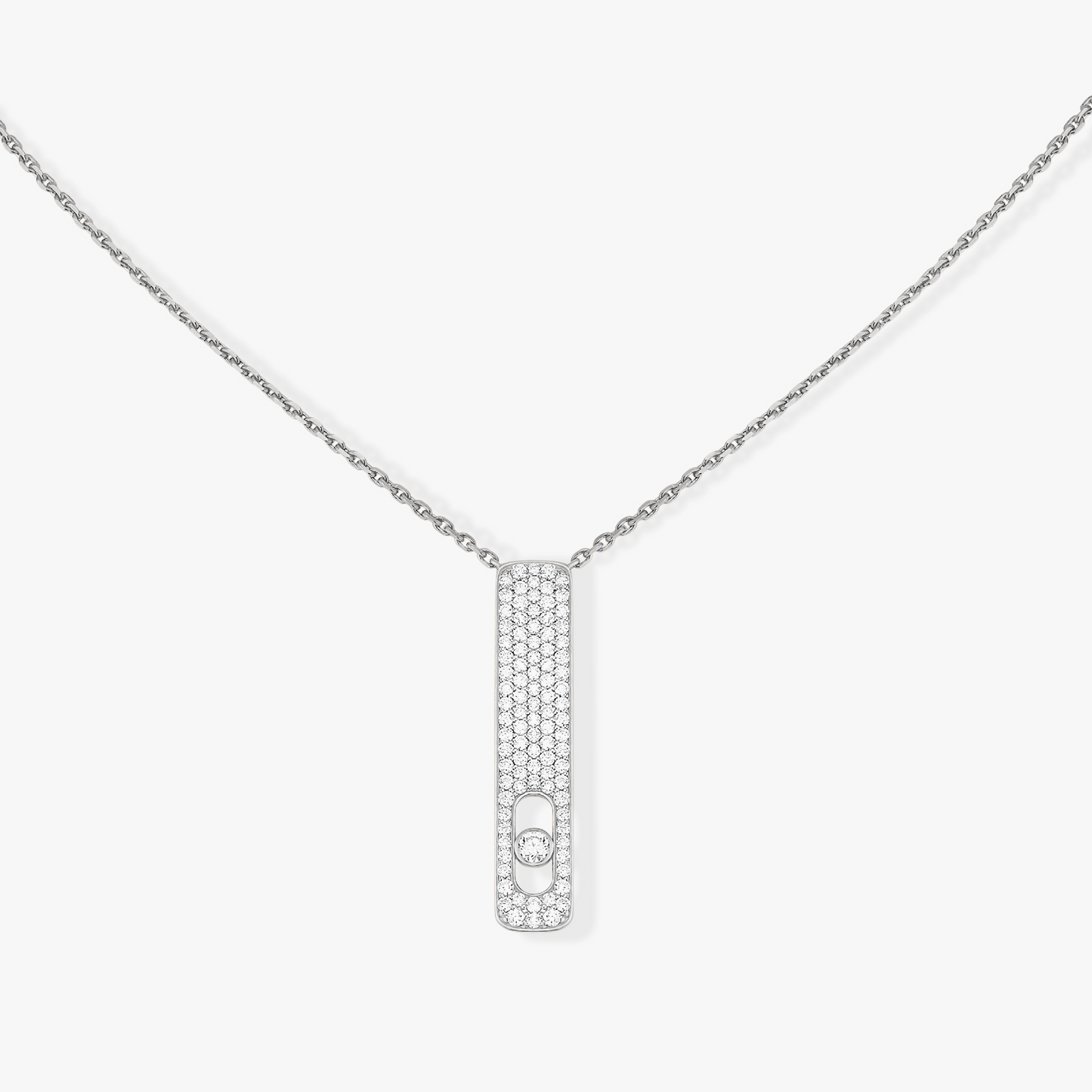 [Luxery]MY FIRST DIAMOND PAVED NECKLACE