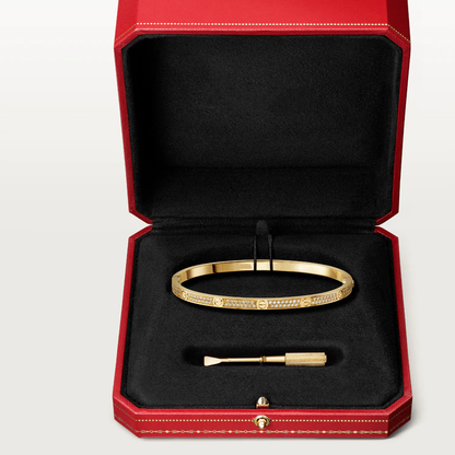 [Luxery]LOVE BRACELET 3.65MM DIAMOND-PAVED