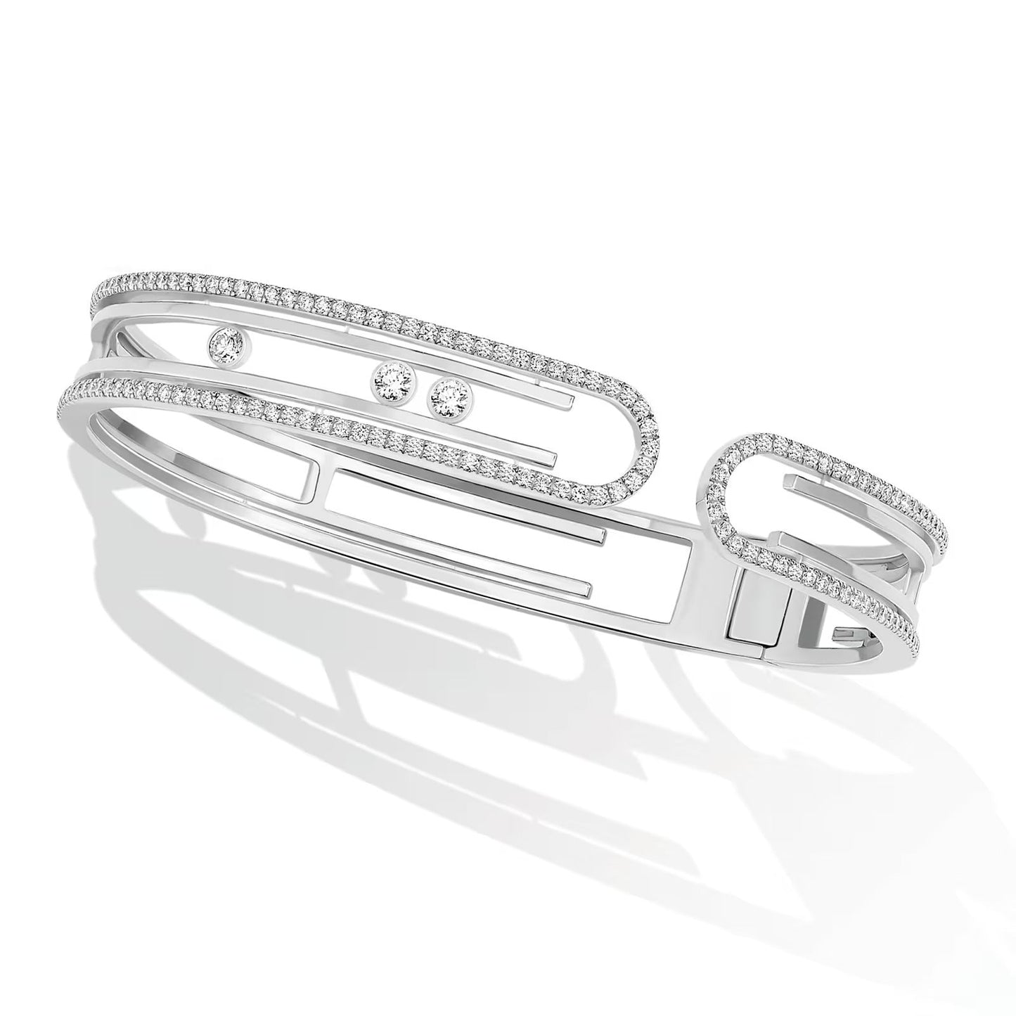 [Luxery]MOVE 10TH PAVED DIAMOND BRACELET