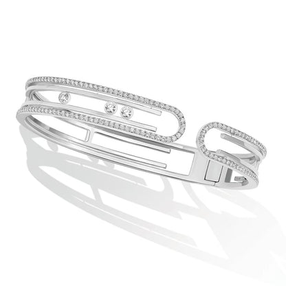 [Luxery]MOVE 10TH PAVED DIAMOND BRACELET