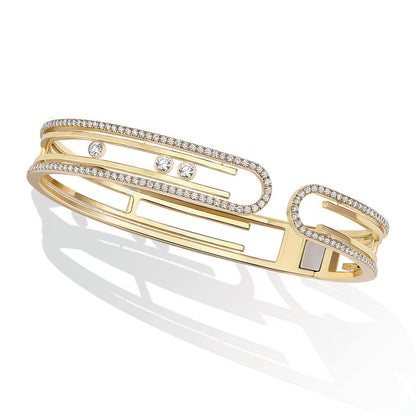 [Luxery]MOVE 10TH PAVED DIAMOND BRACELET