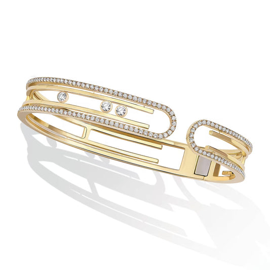 [Luxery]MOVE 10TH PAVED DIAMOND BRACELET
