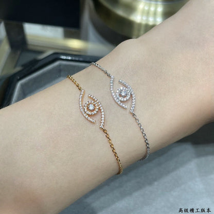 [Luxery]Demo Eye Pave-Set Diamond Bracelet