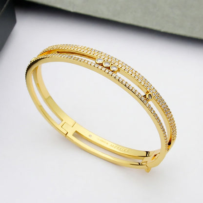[Luxery]Move Romane pavé bangle