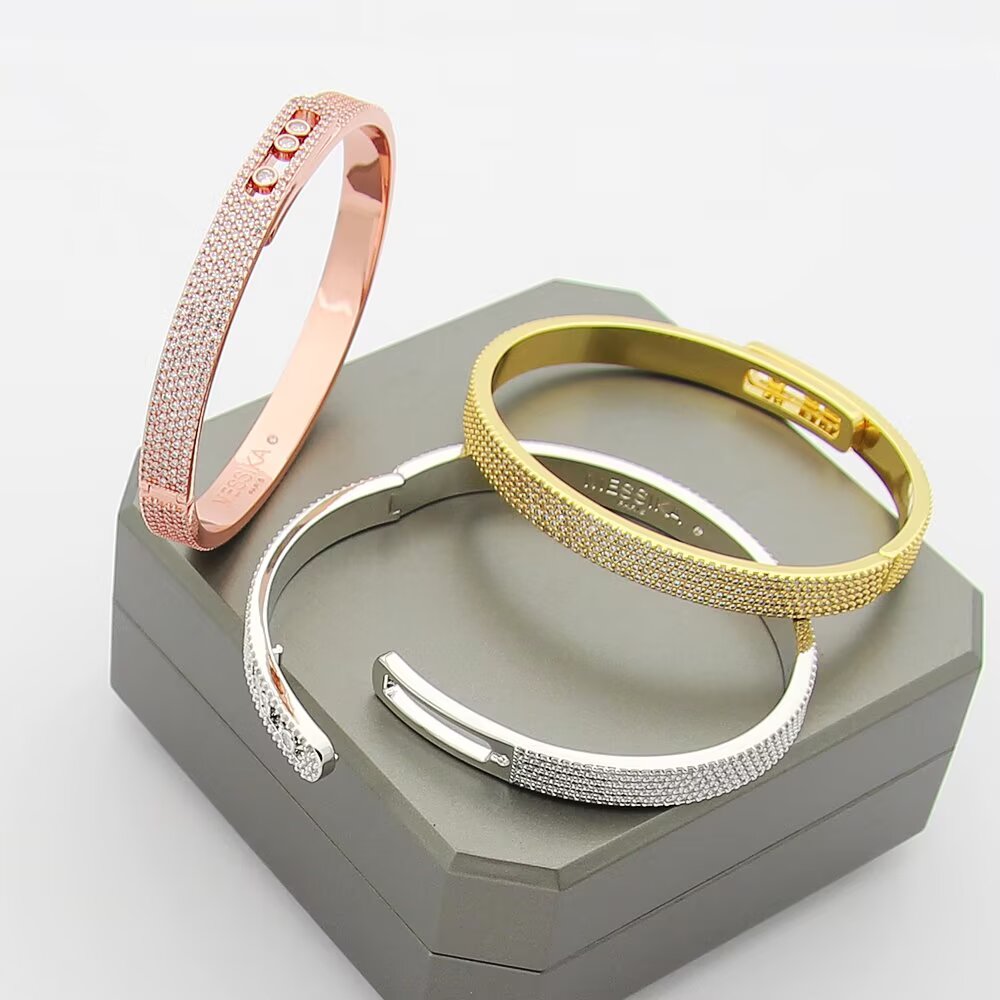 [Luxery]Move Noa Full Pavé Diamond Bangle Bracelet