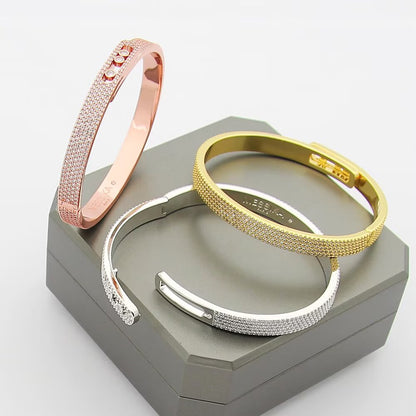 [Luxery]Move Noa Full Pavé Diamond Bangle Bracelet