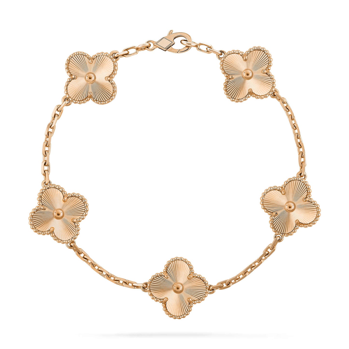 [Luxery] CLOVER 5 MOTIF LASER BRACELET COLLECTION