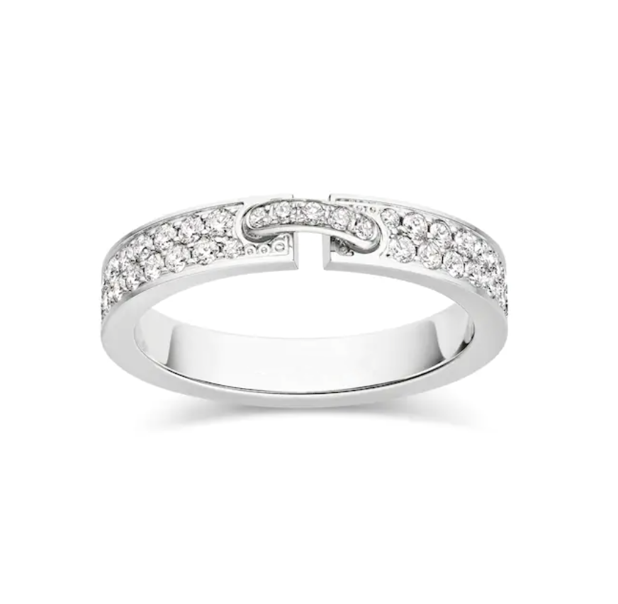 [Luxery]ALLIANCE LIENS VIDENCE PAVED DIAMOND 4MM RING