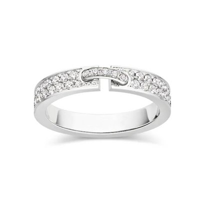 [Luxery]ALLIANCE LIENS VIDENCE PAVED DIAMOND 4MM RING