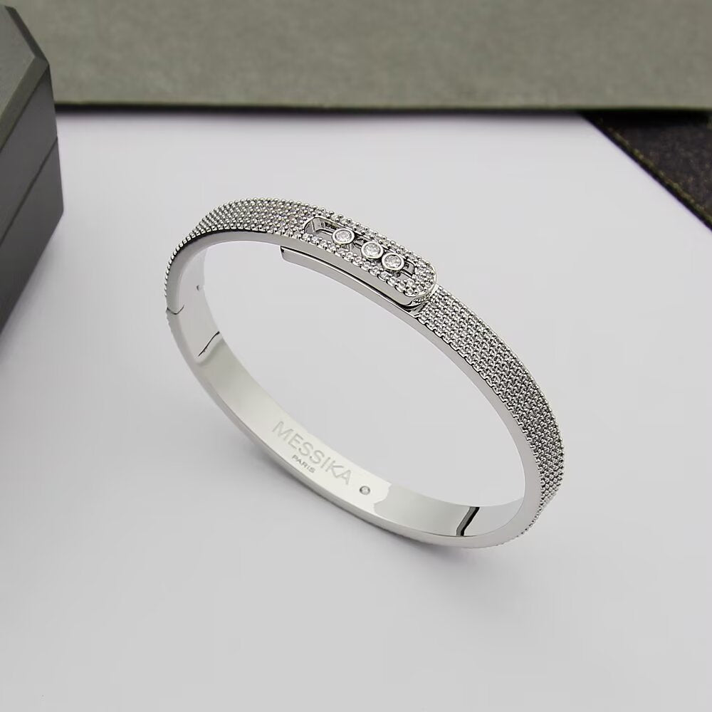 [Luxery]Move Noa Full Pavé Diamond Bangle Bracelet
