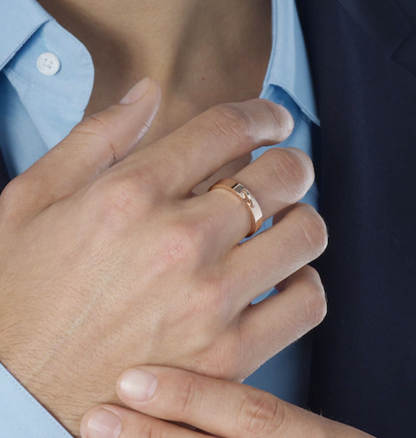 [Luxery]ALLIANCE LIENS VIDENCE 4MM RING